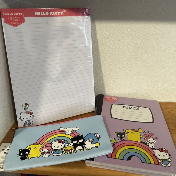 Hello Kitty & Friends Stationery Set 4 NWT - Picture 2 of 3